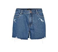 VERO MODA Damen Vmembrace Mr Push Up Sk J Ri2110 Noos Shorts, Medium Grey Denim, XL EU