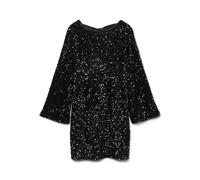 VERO Moda Damen Vmetta Ls Short Bow Dress JRS Exp Sb8 Vmetta Ls Short Bow Dress JRS Exp Sb8 (1er Pack)