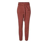 VERO MODA Damen VMEVA HR Loose Paperbag COT Pant NO 10216704, Sable, S/32