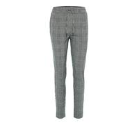 VERO MODA Damen Vmeva Mr Loose String Checked Pants Noos Hose, Mehrfarbig (Grey Checks: White), S/30