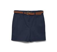 VERO MODA Damen Vmfederica Mw Chino Shorts, Navy Blazer, Small