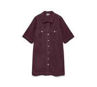 VERO MODA Damen Vmfenja 2/4 Short Corduroy Dress Noos, Winetasting, XL