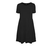 VERO MODA Damen Vmfilli Calia Short Dress Ga Noos Kleid, Schwarz, L EU