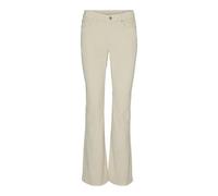 VERO MODA Damen Vmflash Mr Corduroy Pants Noos Flared Fit Jeans, Oatmeal, 29W x 34L