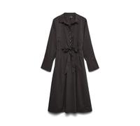 VERO MODA Damen Vmfriba Ls Calf Dress WVN Ga, Chocolate Torte, X-Small