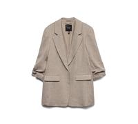 VERO MODA Damen Vmfrida 3/4 Regular Noos Blazer, Silver Mink/Detail:AS Cut 11, 42