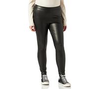 VERO MODA Damen VMGANA MW PL Legging NOOS, Black, XL/30