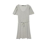 VERO MODA Damen Vmgina 2/4 Short Dress JRS Ga Noos, Oatmeal, Medium