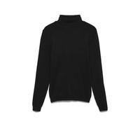 Vero Moda Damen VMGLORY LS Rollneck Blouse NOOS Pullover, Black, L