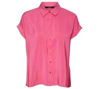 VERO MODA Damen Vmgrace Shirt WVN Ga Hemd, Pink Yarrow, XS EU