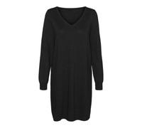VERO MODA Damen VMHAPPYSHINE LS 2WAY Short Dress Boo Minikleid, Black/Detail:W. DTM Lurex, Small