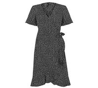 Vero Moda Wickelkleid »VMHENNA 2/4 WRAP FRILL DRESS«, black aop tiny dots