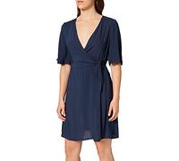 VERO MODA Damen VMIBINA 2/4 Short Dress WVN DR Lässiges Kleid, Navy Blazer, XS