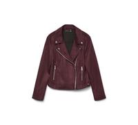 VERO MODA Damen Vmjose Short Faux Suede Jacket Noos, Winetasting, x_s