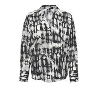 VERO MODA Damen VMJOSIE DINA LS Shirt WVN GA Langarmbluse, Black/AOP:Dina, Large