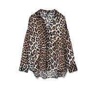 VERO MODA Damen Vmjosie Ls Oversize Shirt WVN Ga, Egret, Small