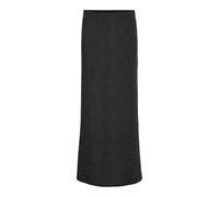 VERO MODA Damen VMKANVA Long NW Glitter Skirt JRS Maxirock, Black/Detail:Silver Lurex, X-Large