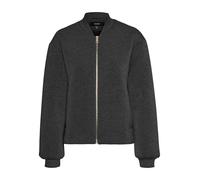 VERO MODA Damen VMKAREN Short Jacket ENT Kurzjacke, Dark Grey Melange, L
