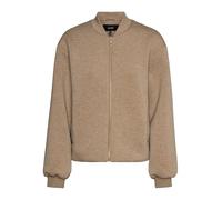 VERO MODA Damen VMKAREN Short Jacket ENT Kurzjacke, Silver Mink/Detail:Melange, XS