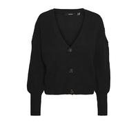 Vero Moda Strickjacke »VMLEA LS V-NECK CUFF CARDIGAN«, black