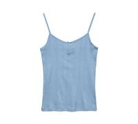 VERO MODA Damen Vmlisa Pointelle Singlet Top JRS Noos, Airy Blue, Small