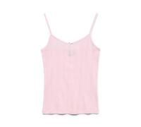 VERO MODA Damen Vmlisa Pointelle Singlet Top JRS Noos, Pink-A-Boo, Small