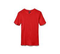 VERO MODA Damen Vmlisa Pointelle Ss Top JRS Noos, Fiery Red, Small