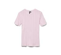 VERO MODA Damen Vmlisa Pointelle Ss Top JRS Noos, Pink-A-Boo, Medium