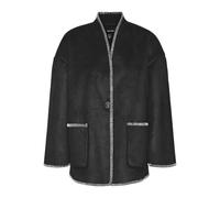 VERO MODA Damen Vmliva Jacket Kurzjacke, Black/Detail:White Detail, S