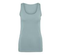 VERO MODA Damen VMLULU Long Tank JRS GA NOOS Top, Gray Mist, X-Small