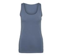VERO MODA Damen Vmlulu Long Tank Top JRS Ga Noos, China Blue, X-Small