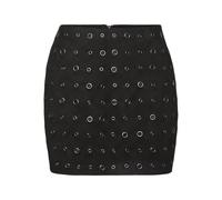 Vero Moda - Bekleidung VMMALUA MW SHORT FAUX SUEDE SKIRT - Schwarz - Größe M