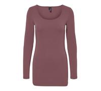 VERO MODA Damen VMMAXI My LS Soft Long U-Neck, Rose Brown, XS
