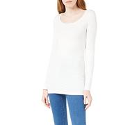 VERO MODA Damen Vmmaxi My Soft Long U-neck Noos' Langarmshirt, WeiÃƒŸ (Bright White), M EU