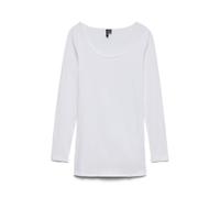 VERO MODA Damen Vmmaxi My Soft Long U-neck Noos' Langarmshirt, WeiÃƒŸ (Bright White), XL EU