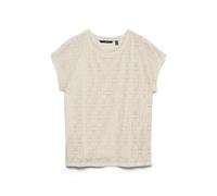 VERO MODA Damen Vmmaya AVA Ss Top JRS SPE, Birch, Medium