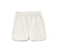 Shorts VERO MODA "VMMELANEY SHORTS WVN GA NOOS", Damen, Gr. S (36), N-Gr, weiß (snow weiß), Web, Obermaterial: 100% Polyester, unifarben, modisch, relaxed fit knielang, Hosen (39027356-S) snow weiß