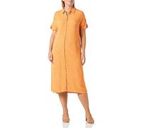 VERO MODA Damen Vmmenny Calf Shirt Dress WVN Ga Kleid, Georgia Peach/AOP:melin, L EU