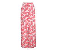 VERO MODA Damen Vmmenny Hw Wide Pants WVN Hose, Georgia Peach/AOP:Mille, L EU
