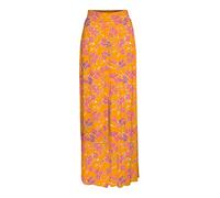 VERO MODA Damen Vmmenny Hw Wide Pants WVN Hose, Radiant Yellow/AOP:Mille, M EU