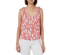 VERO MODA Damen Vmmenny Singlet WVN Ga Top, Georgia Peach/AOP:Mette, S EU