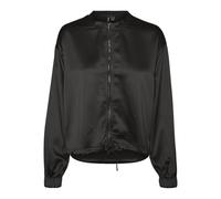 VERO MODA Damen VMMERLE LS Bomber WVN GA Bomberjacke, Black, XS