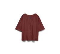 VERO Moda Damen Vmmymilo 2/4 V-Neck Shirt WVN Noos Vmmymilo 2/4 V-Neck Shirt WVN Noos (1er Pack)