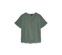 VERO MODA Damen Vmmymilo S/S V-Neck Top WVN Ga