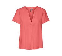 VERO MODA Damen Vmmymilo WVN Ga Top, Georgia Peach, S EU