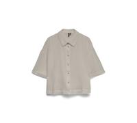 VERO Moda Damen Vmnatali Ss Crop Shirt WVN Noos Vmnatali Ss Crop Shirt WVN Noos (1er Pack)