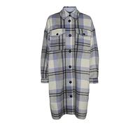 VERO MODA Damen Vmnelly Check Long Coat Noos Mantel