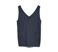 VERO MODA Damen Vmnewlex Pointelle V-Neck Top Noos