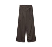 VERO MODA Damen Vmnila Mw Loose Dad Pant Noos Stoffhose, Chocolate Brown, 38W x 30L