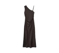 VERO MODA Damen Vmnini CIA One Shoulder 7/8 Dress WVN Ga, Chocolate Torte, M
